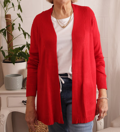 Beck Mid Length Open Front Cardigan. Lots of colour's available!