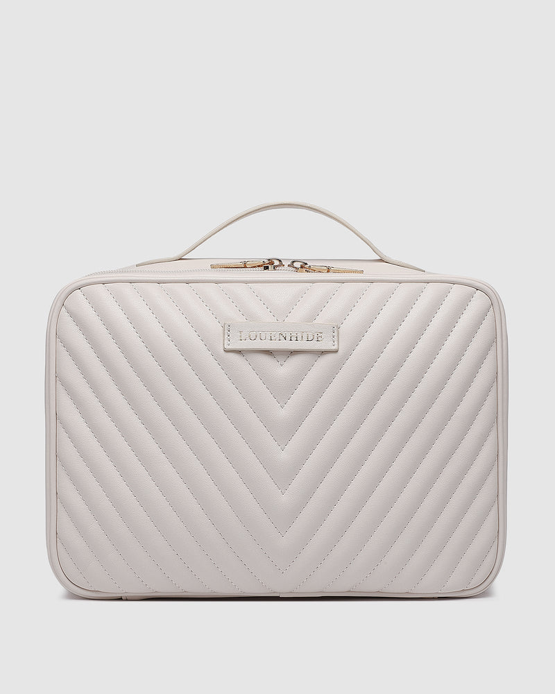 Maggie Quilted Cosmetic Case - Louenhide