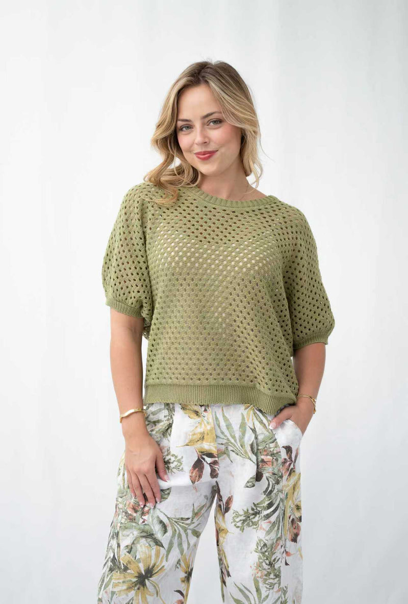 Harper Weave Knit Top
