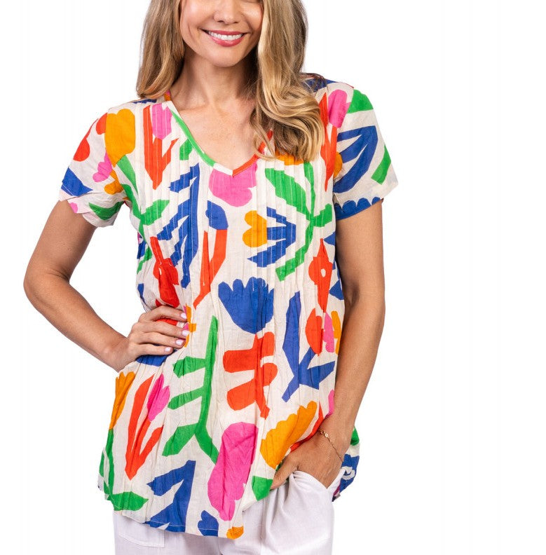 Kayla Cotton Top - FolkCutout
