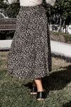 Penny Leopard Print Midi Skirt