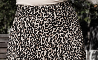 Penny Leopard Print Midi Skirt