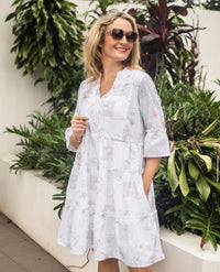 Isla Embroidered Dress