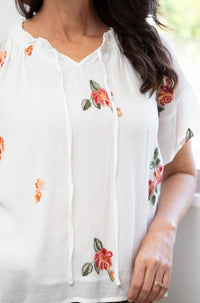 Nyla Floral Embroidered Top