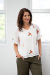 Nyla Floral Embroidered Top