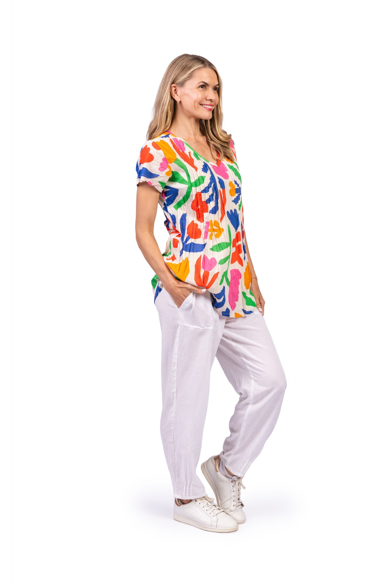 Kayla Cotton Top - FolkCutout