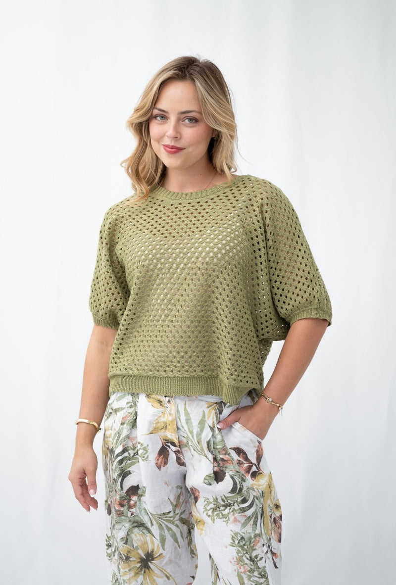 Harper Weave Knit Top