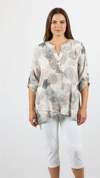 Aria Abstract Blouse