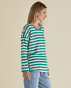 Taylor Tee Green/Navy/White