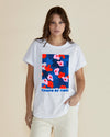 Hailey Short Sleeve Tee Campo De' Fiori Print