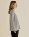 Brixley Long Sleeve Top - Black Stripe