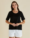 Riley Tee Black