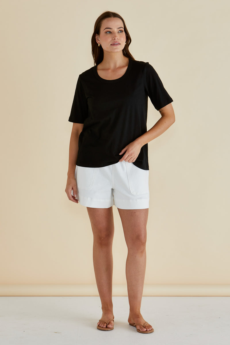 Riley Tee Black