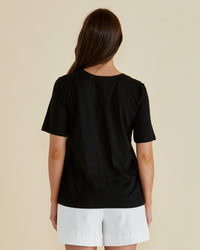 Riley Tee Black