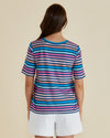 Riley Tee Multi Stripe