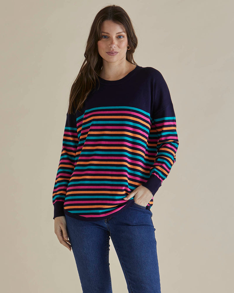 Sophie Knit Jumper - Rainbow