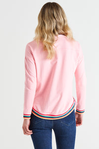 Lucy French Terry Sweat Pink