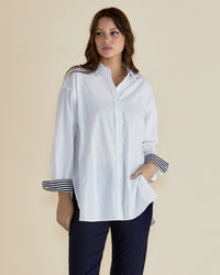 Claire Classic Shirt White