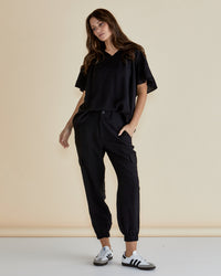 Adrianna Jogger -Black