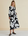 Aries Dress - Monochrome Floral