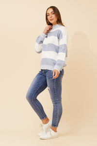 Avery Stripe Knit Jumper