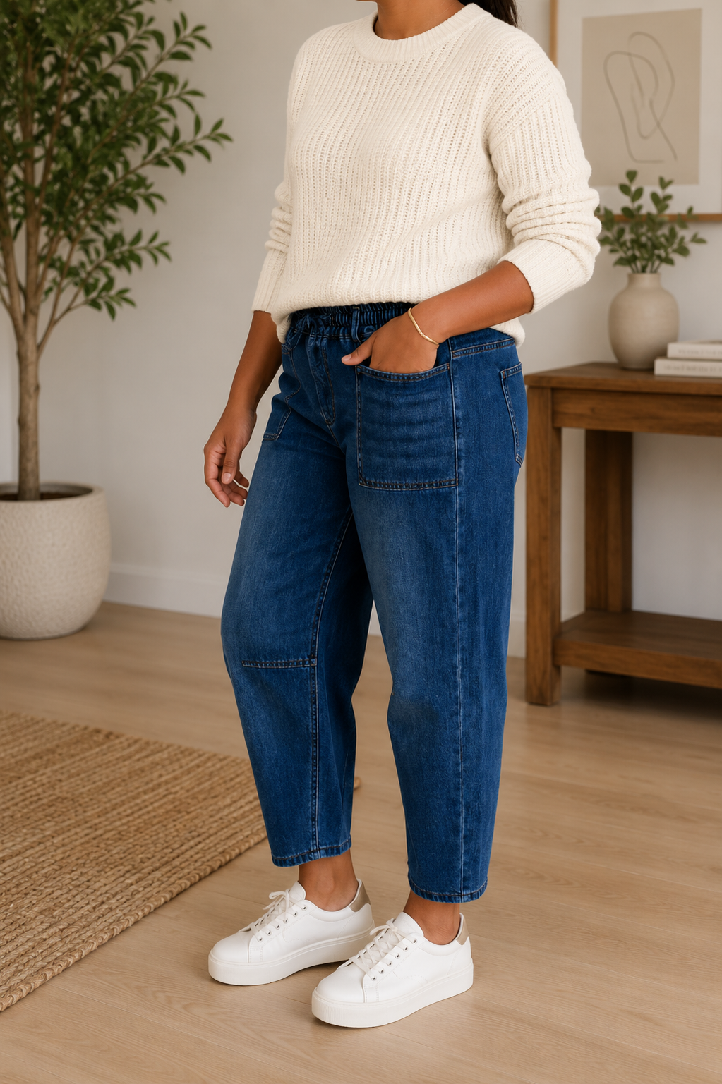 Daphne Barrel Leg Jeans