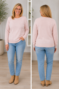 knit jumper soft wool blend knit 