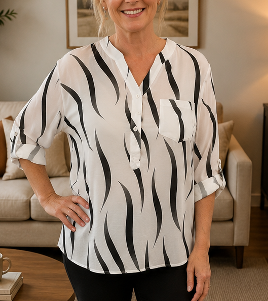Pagan Abstract Blouse