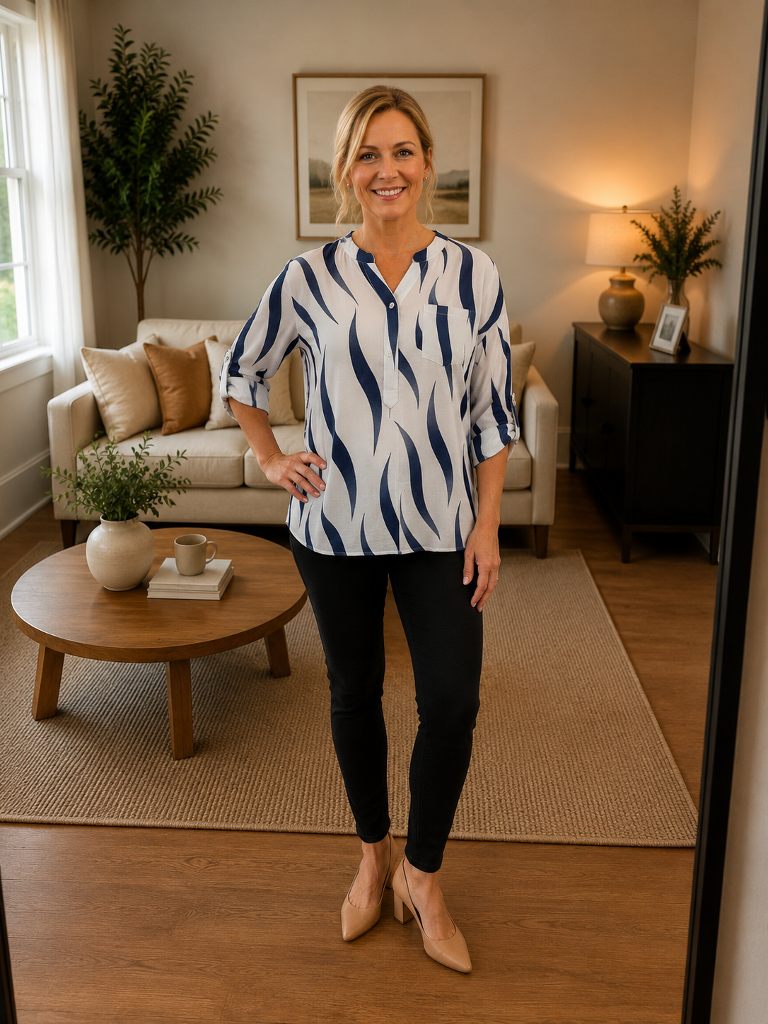Pagan Abstract Blouse
