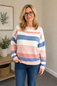 Rae Striped Knit Jumper