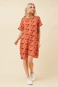 Trudy Abstract Print Shift Drees