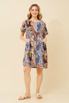 Trudy Multi Coloured Shift Dress