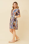 Trudy Multi Coloured Shift Dress