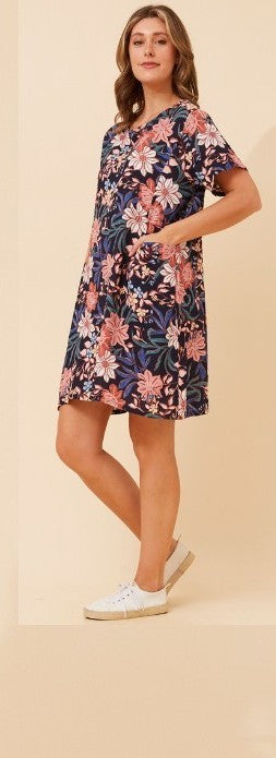 Trudy Shift Dress Floral