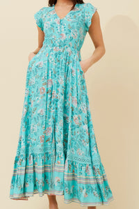 Isabella Floral Maxi Dress