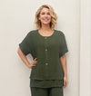 Kady Button Top