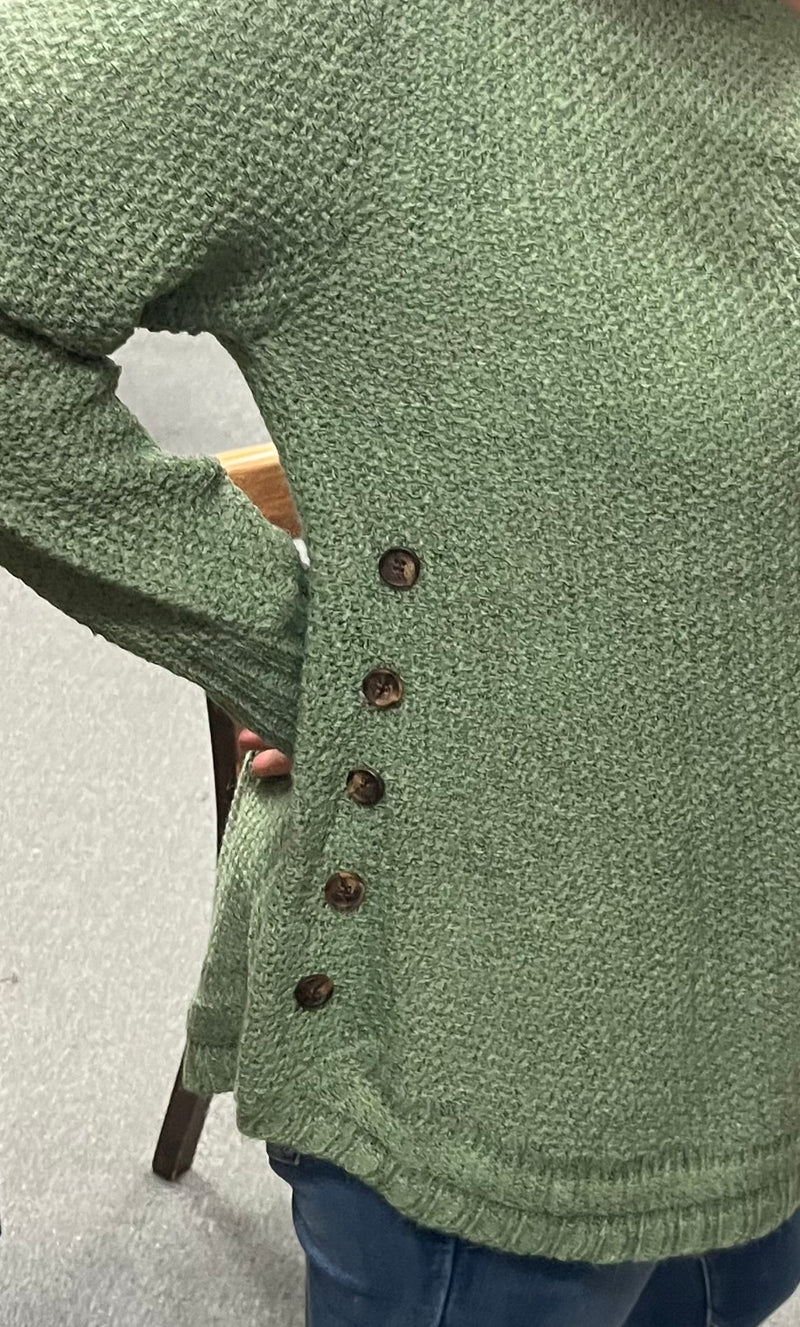 Allyn Button Detail Knit Jumper.