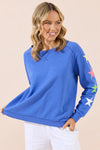 Saba Oversized Sweater - Blue