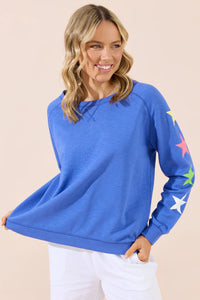 Saba Oversized Sweater - Blue