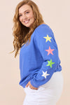 Saba Oversized Sweater - Blue