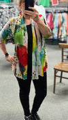 Alina Abstract Mesh Cardigan