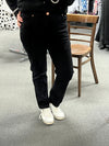 Sue Straight Cut Jeans- Black