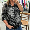 Skylar Abstract Shirt Black