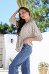 Malta Top boho leaf
