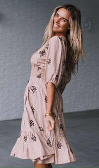 Ayana Embroidery Dress