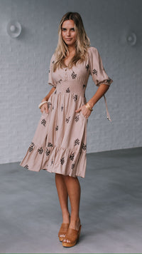 Ayana Embroidery Dress