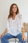 Grace Butterfly lace top