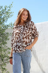 Malta Abstract Blouse