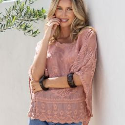 Grace Butterfly lace top
