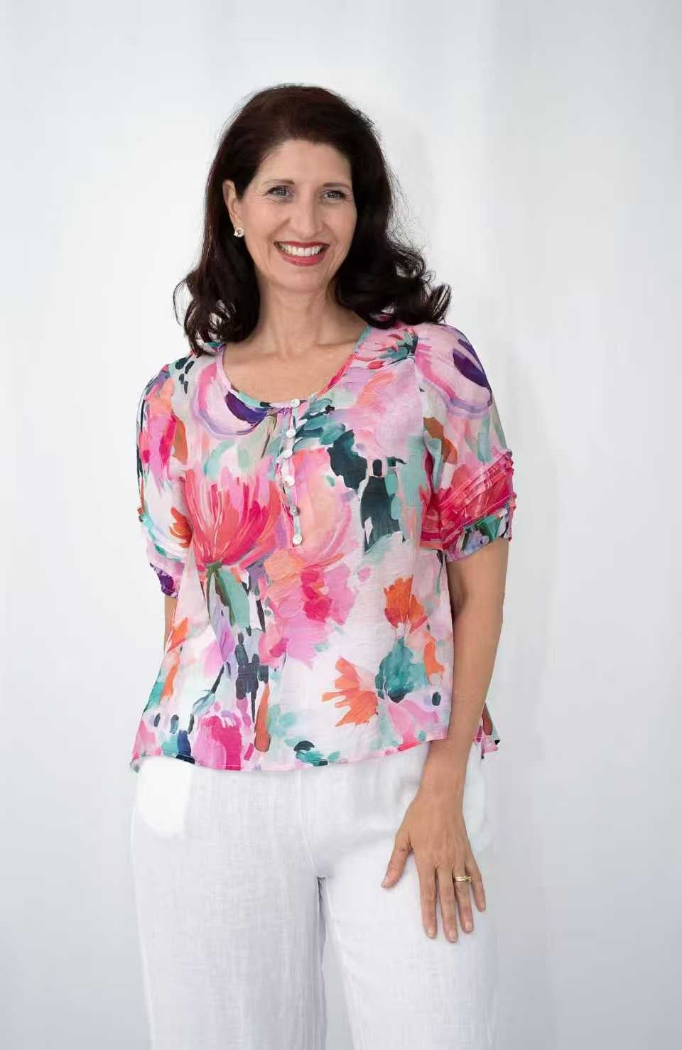 Beth Floral Blouse